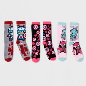 Marvel Valentine greeting box of sox